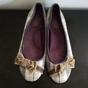 Sperry Plaid Bow-tie Ballet Flats 8